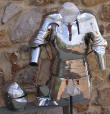 4130 jousting armour front