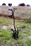 Rain gauge holder